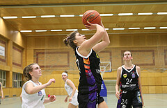 Basketball Damen Superliga 2021/22, Grundducrhgang 14.Runde Vienna United vs. KOS Celovec


