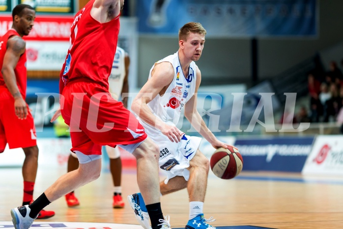 Basketball ABL 2015/16 Grunddurchgang 33.Runde Oberwart Gunners vs. WBC Wels