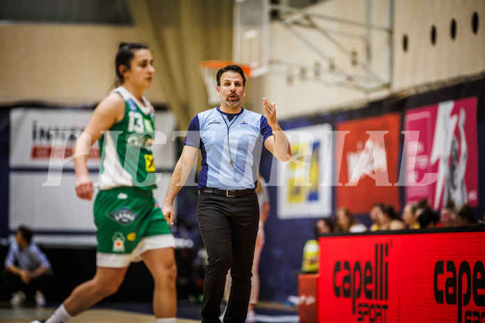 Basketball, Win2Day Basketball Damen Superliga 2023/24, Playoff, Finale Spiel 3, SKN St. Pölten, UBI Graz, SR Milad Katkhodai