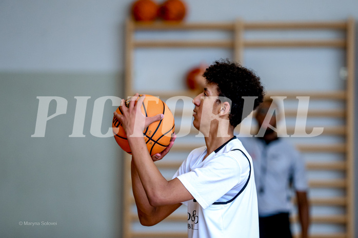 31.03.2025 Österreichischer Basketballverband 2024/25, SLMU14 Basket Flames WAT vs. FSN Baskets Wels