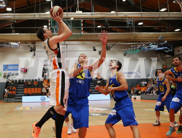 Basketball ABL 2015/16 Grunddurchgang 4.Runde BK Dukes Klosterneuburg vs. UBSC Graz