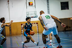 Basketball, Basketball Zweite Liga 2024/25, Grunddurchgang 13.Runde, UDW Alligators, Vienna Timberwolves, Dean-Leon Cantor (19)