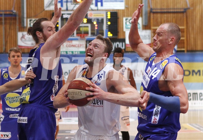Basketball ABL 2015/16 Playoff Viertelfinale Spiel 5  Oberwart Gunners vs Gmunden Swans