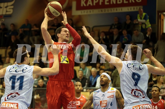 Basketball ABL 2015/16 31.Runde Kapfenberg Bulls vs WBC Wels