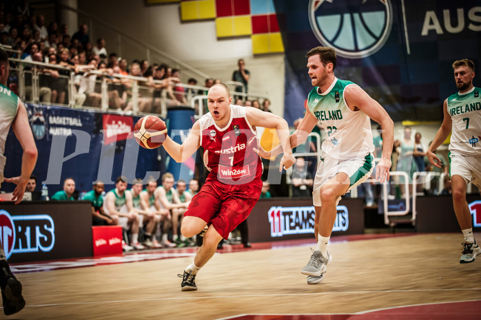 Basketball, FIBA EuroBasket 2025 Qualifiers , , AUSTRIA, IRELAND, Sebastian KÄFERLE (7)