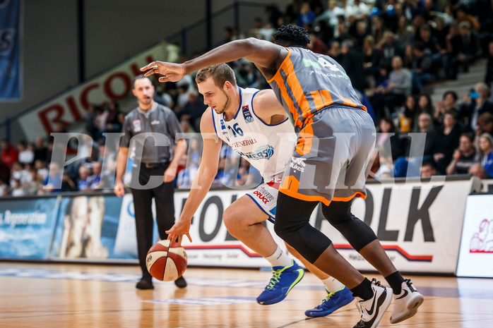 Basketball, Admiral Basketball Superliga 2019/20, Grunddurchgang 16.Runde, Oberwart Gunners, Klosterneuburg Dukes, Renato Poljak (16)