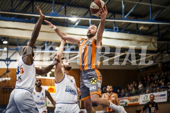 Basketball, ABL 2018/19, Grunddurchgang 13.Runde, Oberwart Gunners, Klosterneuburg Dukes, Predrag Miletic (8)