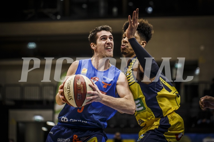 Basketball, ABL 2018/19, Grunddurchgang 17.Runde, UBSC Graz, Kapfenberg Bulls, Bogic Vujosevic (5) Basketball, ABL 2018/19, Grunddurchgang 17.Runde, UBSC Graz, Kapfenberg Bulls, Bogic Vujosevic (5)