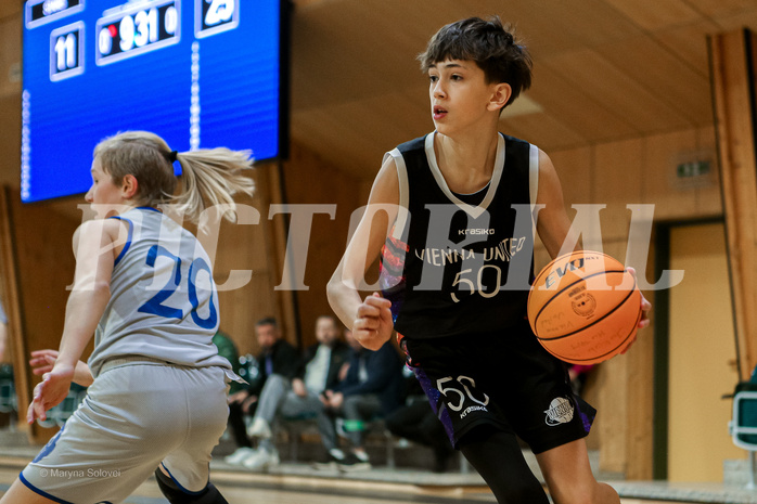 09.03.2025 Österreichischer Basketballverband 2024/25, SLMU14, STARS Basketball vs Vienna United