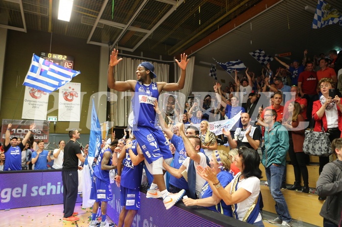 Basketball ABL 2015/16 Playoff Finale Spiel 3 WBC Wels vs. Oberwart Gunners


