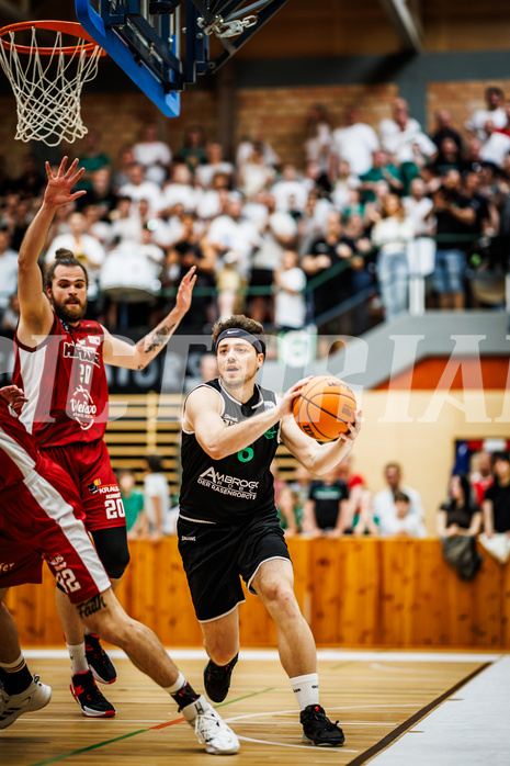 Basketball, Basketball Zweite Liga 2023/24, Playoff, Finale Spiel 1, Mistelbach Mustangs, Union Deutsch Wagram Aligators, Ognjen Drljaca (6)