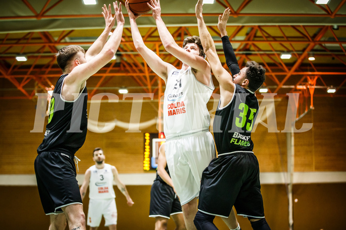 Basketball, Basketball Zweite Liga, Grunddurchgang 13.Runde, BBC Nord Dragonz, Basket Flames, Lukas Knor (23)