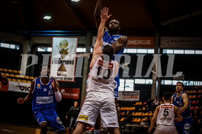 Basketball, ABL 2018/19, Playoff VF Spiel 3, BC Vienna, Oberwart Gunners, Christopher Tawiah (14)