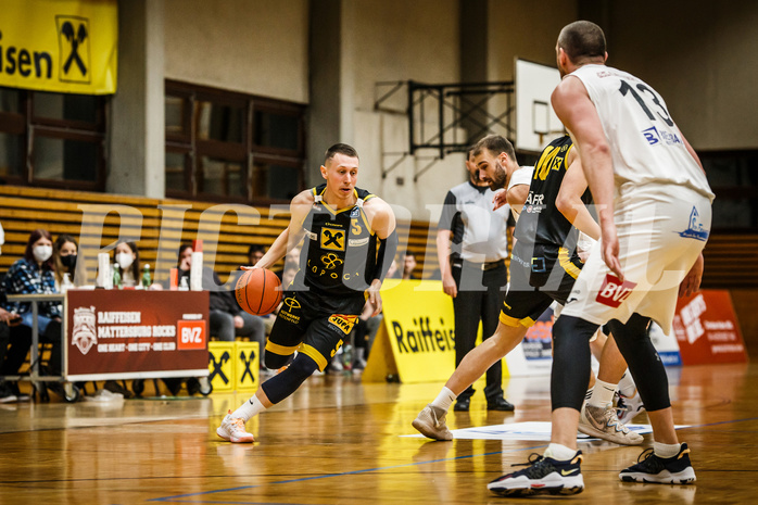 Basketball, Basketball Zweite Liga, Grunddurchgang 17.Runde, Mattersburg Rocks, Fürstenfeld Panthers, Mirza Manjgo (5)