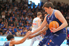 Basketball, Basketball Superliga 2024/25, Playoffs, Finale Spiel 1, Oberwart Gunners vs. BBC Nord Dragonz