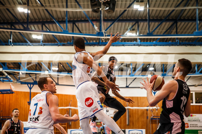 Basketball, Admiral Basketball Superliga 2019/20, Platzierungsrunde 5.Runde, Oberwart Gunners, Flyers Wels, Derek Jackson Jr. (6)