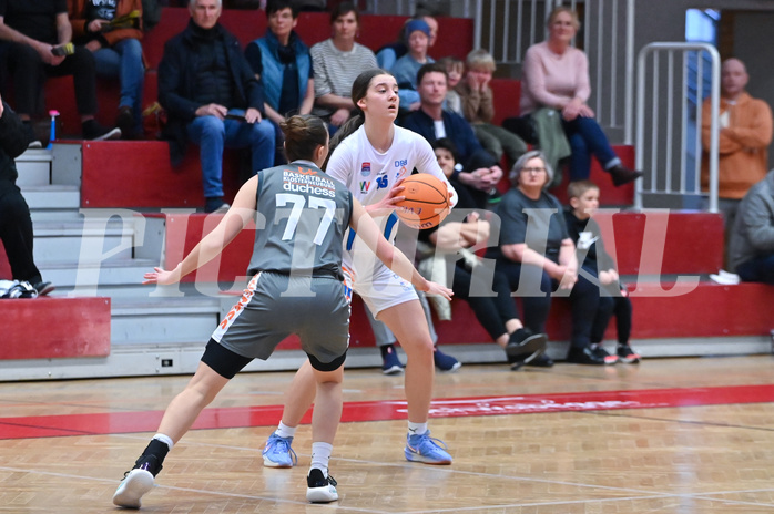 Basketball Superliga 2024/25, Semifinale Spiel 2, DBB Wels vs Duchess Klosterneuburg,

