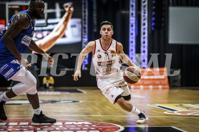 Basketball, ABL 2018/19, Grunddurchgang 30.Runde, BC Vienna, Oberwart Gunners, Mustafa Hassan Zadeh (5) Basketball, ABL 2018/19, Grunddurchgang 30.Runde, BC Vienna, Oberwart Gunners, Mustafa Hassan Zadeh (5)