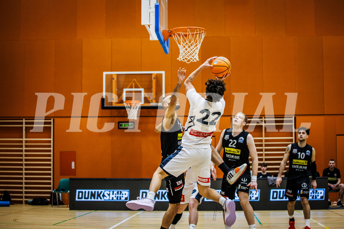 Basketball, Basketball Zweite Liga 2024/25, Grunddurchgang 11.Runde, Vienna Timberwolves, Mattersburg Rocks, Daniele Kuchar (22)