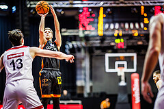 Basketball, Win2Day Superliga 2023/24, 2. Qualifikationsrunde, BC Vienna, Fürstenfeld Panthers, Georg Wolf (7)