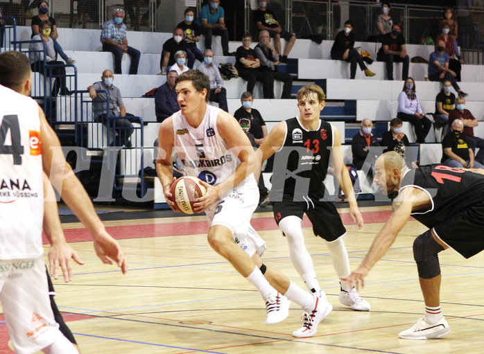 Basketball Zweite Liga 2020/21 Grunddurchgang 2.Runde  Jennersdorf Blackbirds vs Mistelbach Mustangs