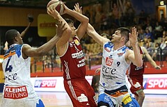 Basketball ABL 2017/18, Playoff HF Spiel 2 Kapfenberg Bulls vs. BC Vienna


