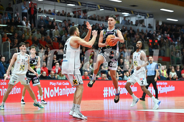 Basketball, Superliga 2023/24, Grunddurchgang 14. Runde, Flyers Wels vs. Gmunden,

