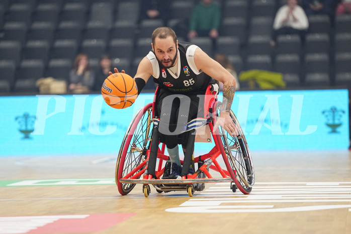 Basketball Austria Cup 2025, Final Four, Rollstuhl BB Cup Finale,  Flinkstones Graz vs Sitting Bulls Klosterneuburg


