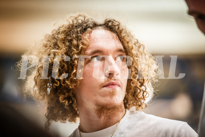 Basketball, bet-at-home Basketball Superliga 2021/22, Grunddurchgang Runde 12, Oberwart Gunners, UBSC Graz, Travis Atson Basketball, bet-at-home Basketball Superliga 2021/22, Grunddurchgang Runde 12, Oberwart Gunners, UBSC Graz, Travis Atson