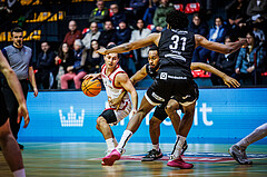 Basketball, Win2Day Superliga 2024/25, Grunddurchgang 20.Runde, BC Vienna, Kapfenberg Bulls, Mustafa Hassan Zadeh (5)