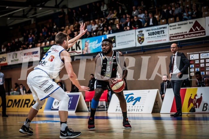 Basketball, ABL 2018/19, Grunddurchgang 1.Runde, Oberwart Gunners, Flyers Wels, Addison Spruill (5)