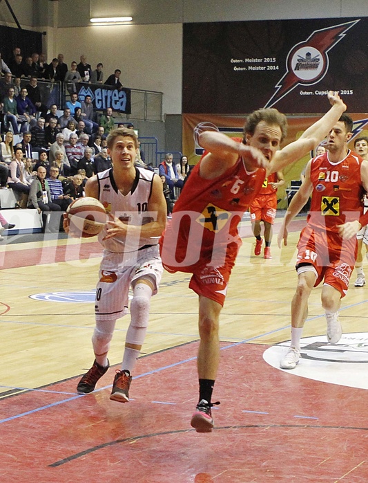 Basketball ABL 2015/16 Grunddurchgang 20.Runde  Güssing Knights vs WBC Wels

