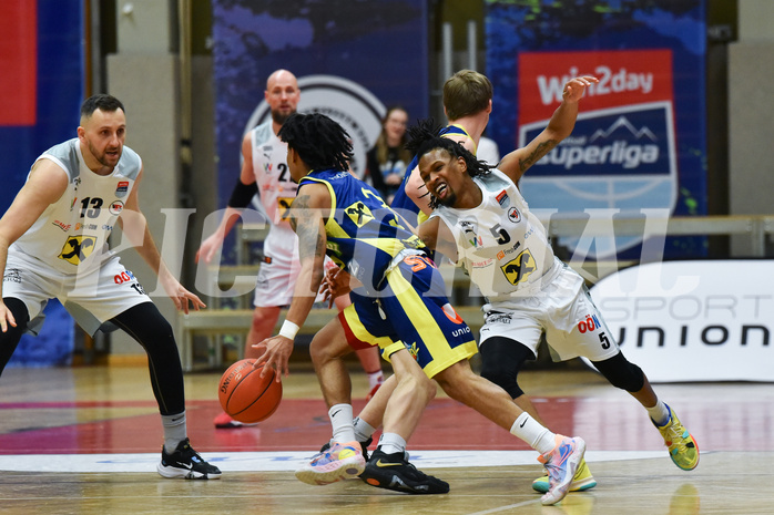 Win2Day Basketball Superliga 2022/23, Grunddurchgang 18.Runde, Flyers Wels vs. UBSC Graz,
