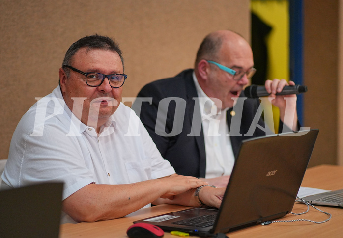 Basketball Superliga 2024/25, Playoffs, Viertelfinale Spiel 1 Oberwart Gunners vs. Kapfenberg Bulls


