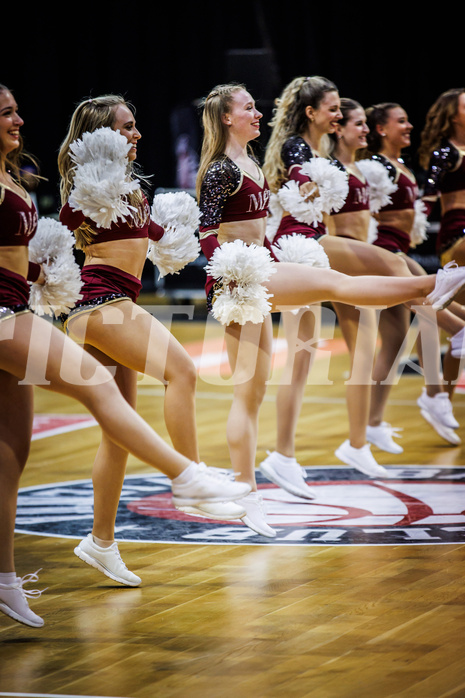 Basketball, Win2Day Superliga 2024/25, Grunddurchgang 7.Runde, BC Vienna, Klosterneuburg Dukes, Cheerleader