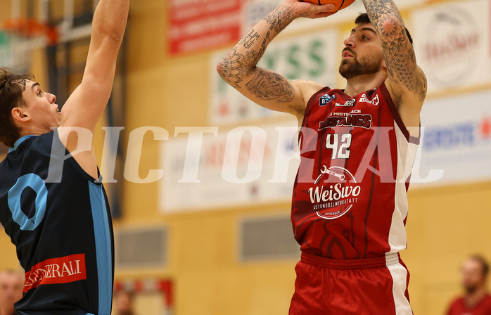 Basketball Zweite Liga 2024/25, Grunddurchgang 15.Runde Mistelbach Mustangs vs. Vienna Timberwolves