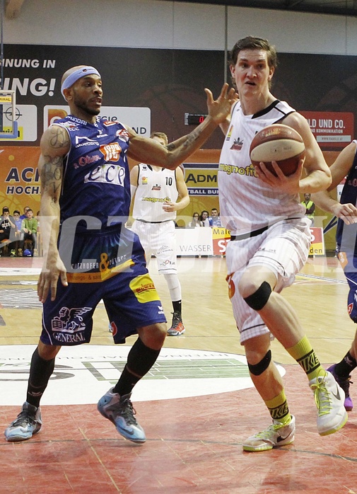 Basketball ABL 2015/16 Grunddurchgang 26.Runde  Güssing Knights vs Kapfenberg Bulls