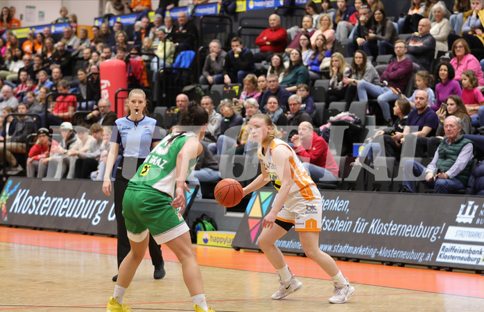 Basketball Damen Superliga 2022/23, Playoff, Finale Spiel 1 BK Duchess Klosterneuburg vs. UBI Graz


