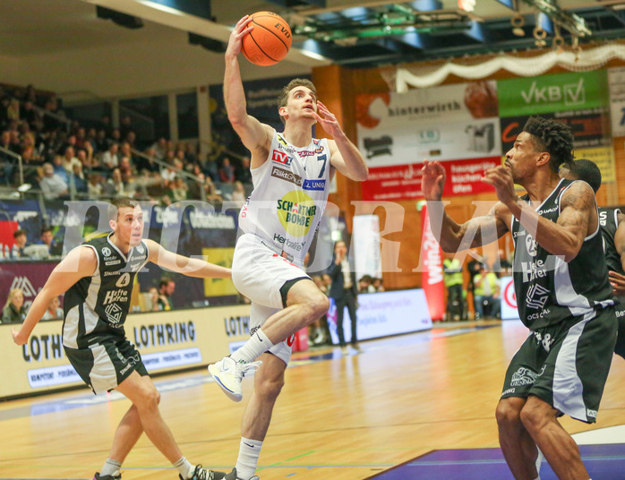 Basketball Superliga 2023/24, Grunddurchgang 18.Runde Gmunden Swans vs. Kapfenberg Bulls