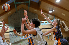 22.02.2025 Österreichischer Basketballverband 2024/25, SLWU14 Basket Flames UNION vs Basket Duchess