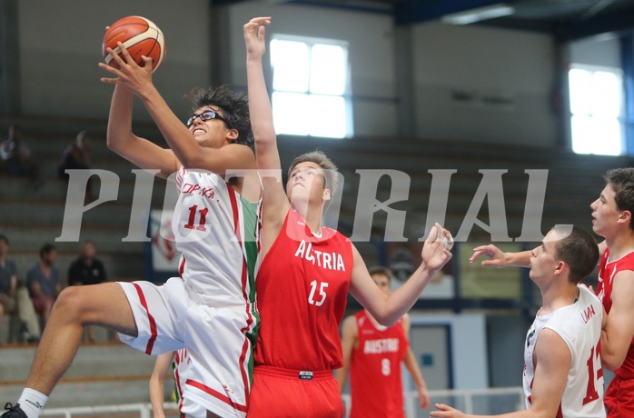 Basketball Nationalteam MU16 2015 U16 Team Austria vs. U18 Team Portugal


