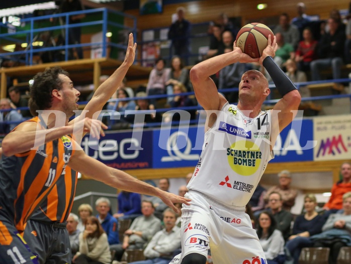 Basketball ABL 2017/18, Grunddurchgang 28.Runde Gmunden Swans vs. BK KLosterneuburg Dukes