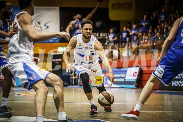 Basketball, ABL 2018/19, Grunddurchgang 16.Runde, Kapfenberg Bulls, Oberwart Gunners, Marck Coffin (15)