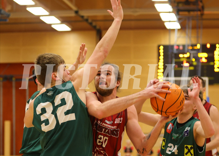 Basketball Zweite Liga 2023/24, Playoff Viertelfinale Spiel 1 Mistelbach Mustangs vs. Dornbirn Lions


