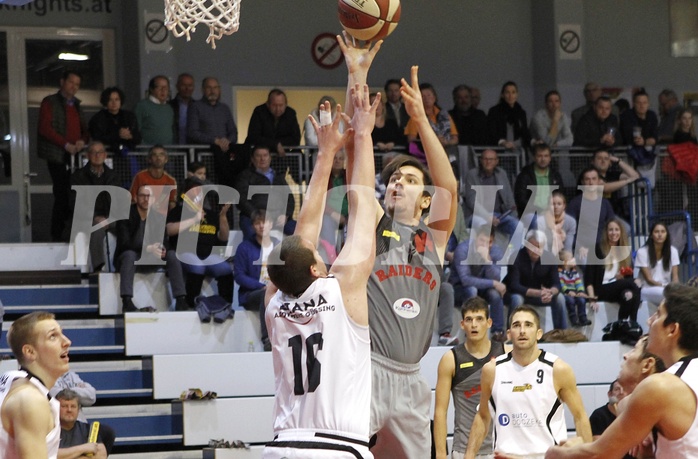 Basketball 2.Bundesliga 2017/18 Grunddurchgang 8.Runde  Jennersdorf Blackbirds vs Villach Raiders