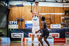 Basketball, bet-at-home Basketball Superliga 2020/21, Grunddurchgang, 4. Runde, Oberwart Gunners, Raiffeisen Flyers Wels, Renato Poljak (16)