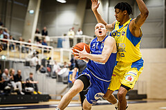 Basketball, bet-at-home Basketball Superliga 2021/22, Platzierungsrunde 9.Runde, SKN St. Pölten Basketball, Oberwart Gunners, Sebastian Käferle (7)