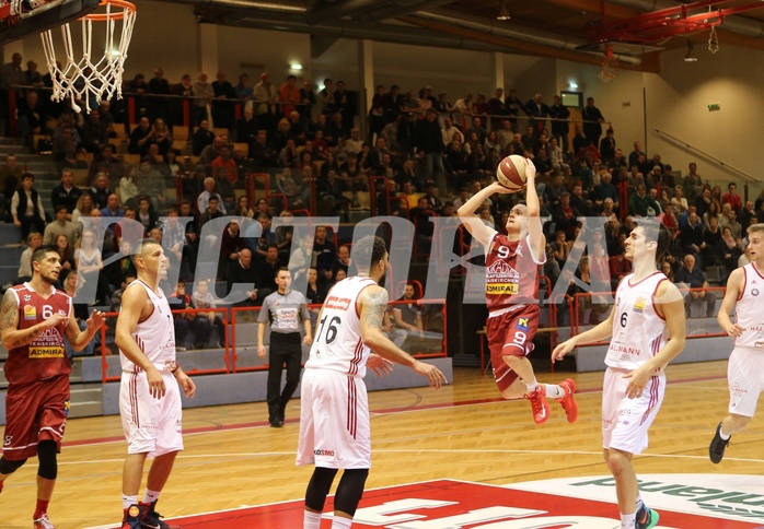 Basketball ABL 2015/16 Grunddurchgang 19.Runde Traiskirchen Lions vs. BC Vienna