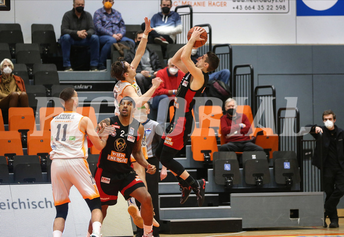 Basketball Superliga 2021/22, Grunddurchgang 12.Runde Klosterneuburg Dukes vs. BC Vienna


