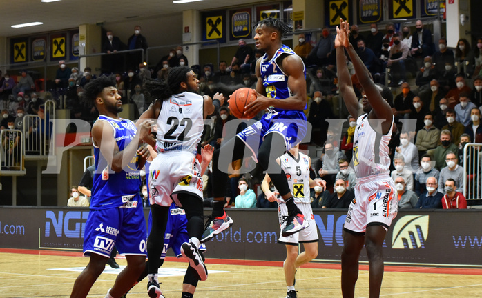 Basketball Superliga 2021/22, Grunddurchgang. 10.Runde Flyers Wels vs. Swans Gmunden
